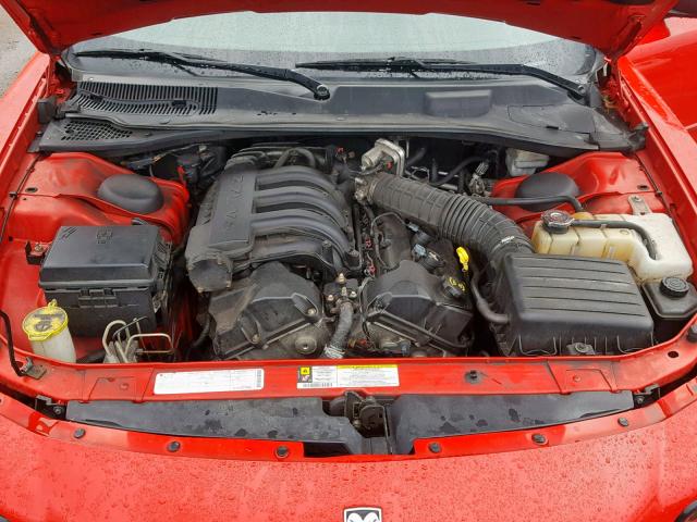 2B3KA43D29H596718 - 2009 DODGE CHARGER RED photo 7