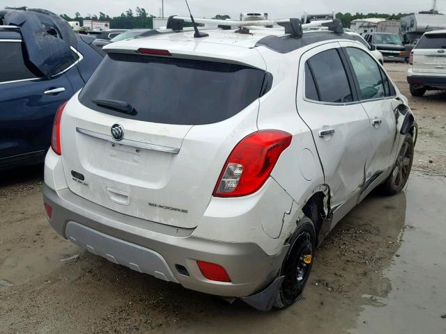 KL4CJCSB6DB202629 - 2013 BUICK ENCORE WHITE photo 4