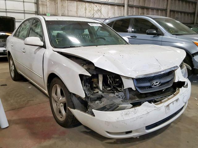 5NPEU46F46H104578 - 2006 HYUNDAI SONATA GLS WHITE photo 1