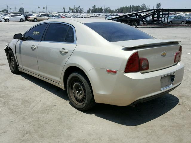 1G1ZC5EB3AF200593 - 2010 CHEVROLET MALIBU 1LT 金色 照片 3