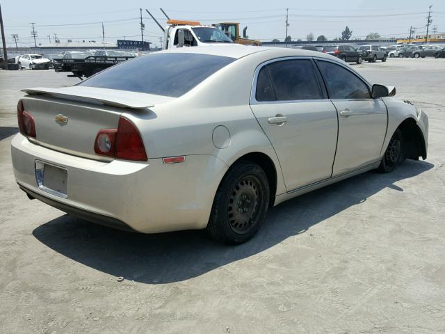 1G1ZC5EB3AF200593 - 2010 CHEVROLET MALIBU 1LT 金色 照片 4