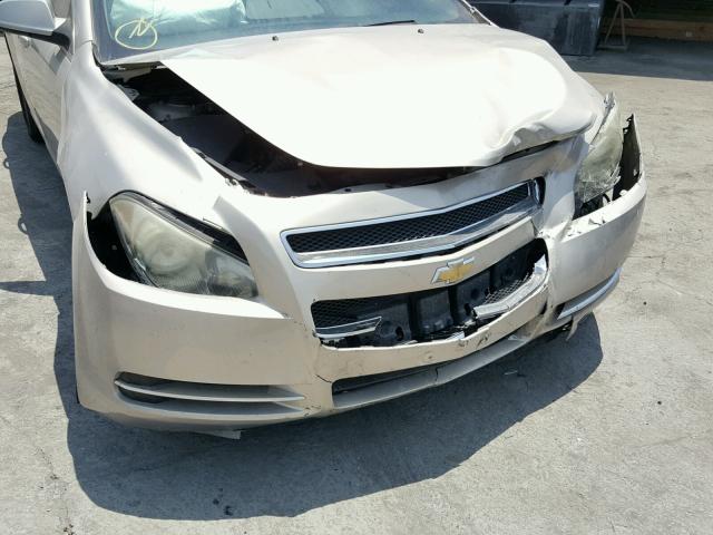 1G1ZC5EB3AF200593 - 2010 CHEVROLET MALIBU 1LT 金色 照片 9