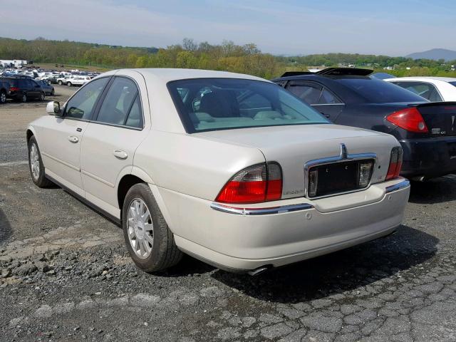 1LNHM86S74Y605408 - 2004 LINCOLN LS WHITE photo 3