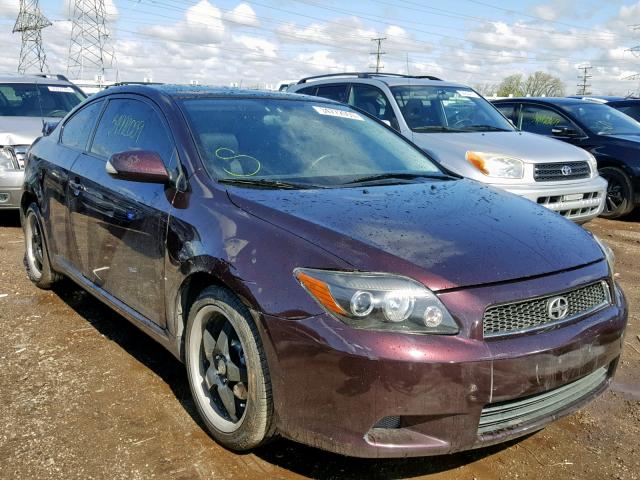 JTKDE167680233401 - 2008 TOYOTA SCION TC PURPLE photo 1