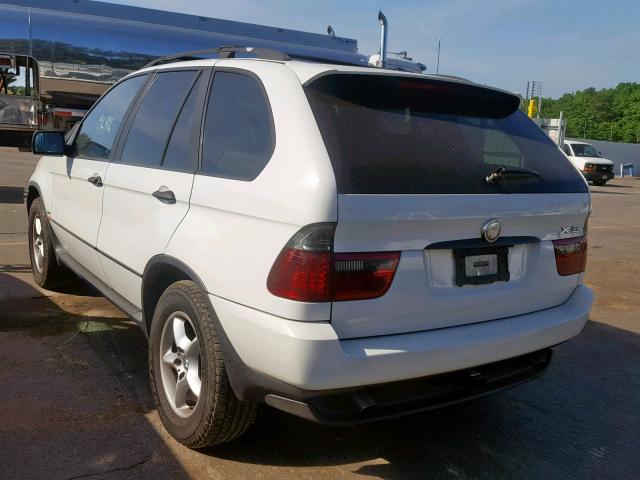 WBAFA53561LM87729 - 2001 BMW X5 3.0I WHITE photo 3