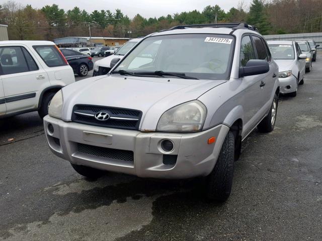 KM8JM72BX6U299249 - 2006 HYUNDAI TUCSON GL SILVER photo 2