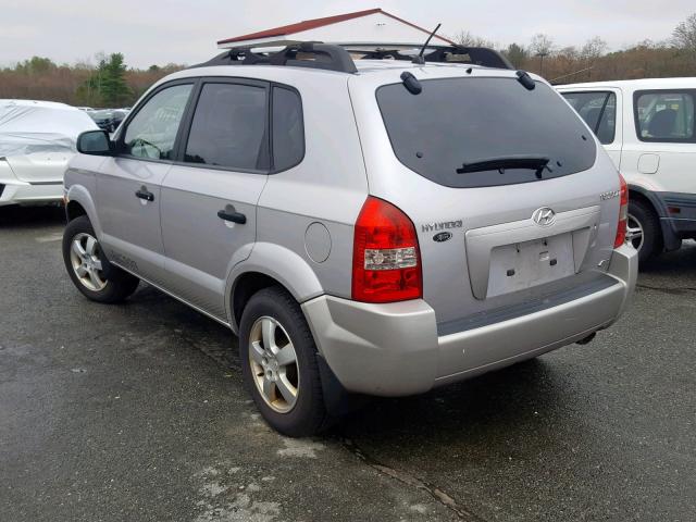 KM8JM72BX6U299249 - 2006 HYUNDAI TUCSON GL SILVER photo 3