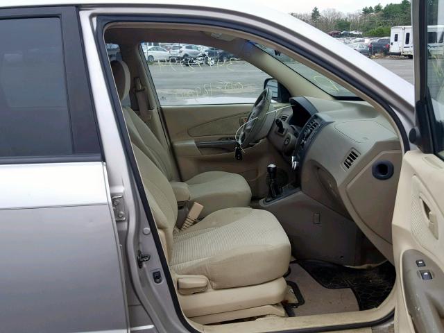 KM8JM72BX6U299249 - 2006 HYUNDAI TUCSON GL SILVER photo 5