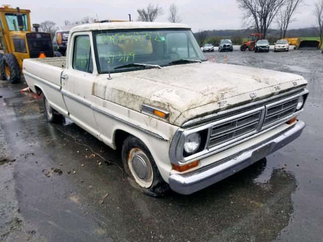 F10GKG71704 - 1971 FORD F-100 WHITE photo 1