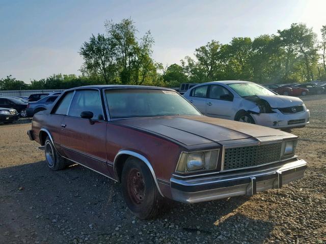 1W27U8K540944 - 1978 CHEVROLET MALIBU CLA RED photo 1