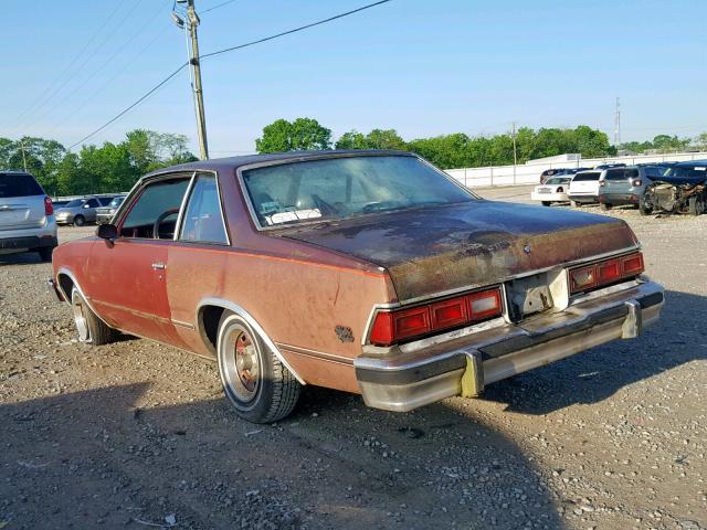 1W27U8K540944 - 1978 CHEVROLET MALIBU CLA RED photo 3