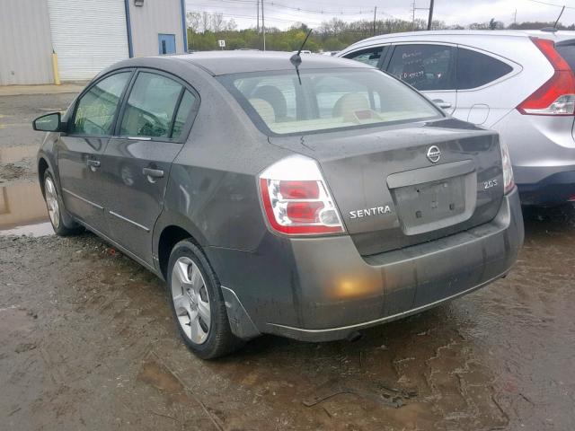 3N1AB61E47L656195 - 2007 NISSAN SENTRA 2.0 CHARCOAL photo 3