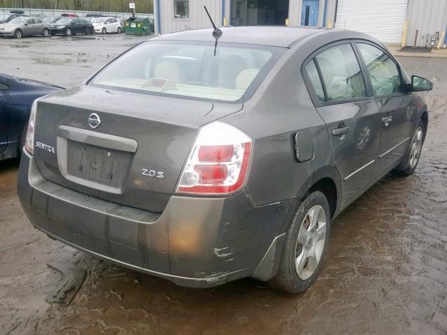 3N1AB61E47L656195 - 2007 NISSAN SENTRA 2.0 CHARCOAL photo 4