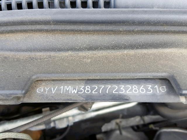 YV1MW382772328631 - 2007 VOLVO V50 2.4I GRAY photo 10