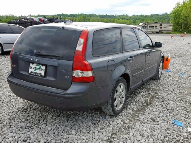 YV1MW382772328631 - 2007 VOLVO V50 2.4I GRAY photo 4