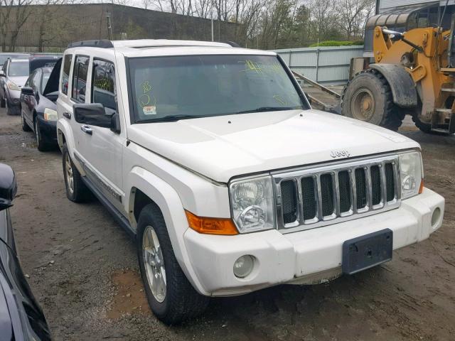 1J8HG48K86C303197 - 2006 JEEP COMMANDER WHITE photo 1