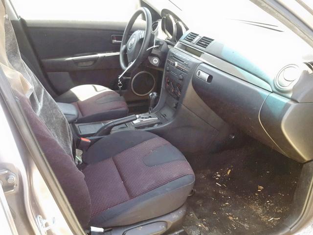 JM1BK124261450938 - 2006 MAZDA 3 S GRAY photo 5