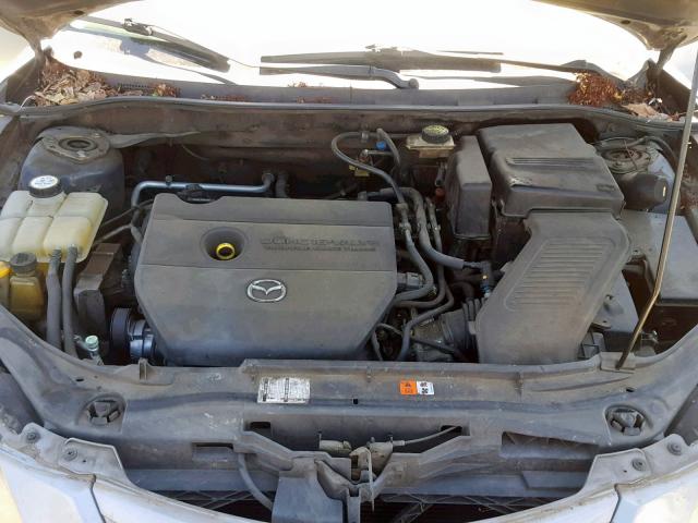 JM1BK124261450938 - 2006 MAZDA 3 S GRAY photo 7