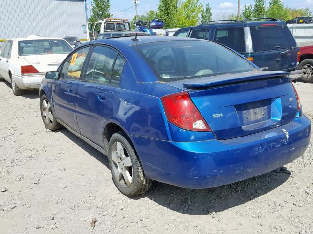 1G8AK55B66Z138257 - 2006 SATURN ION LEVEL BLUE photo 3