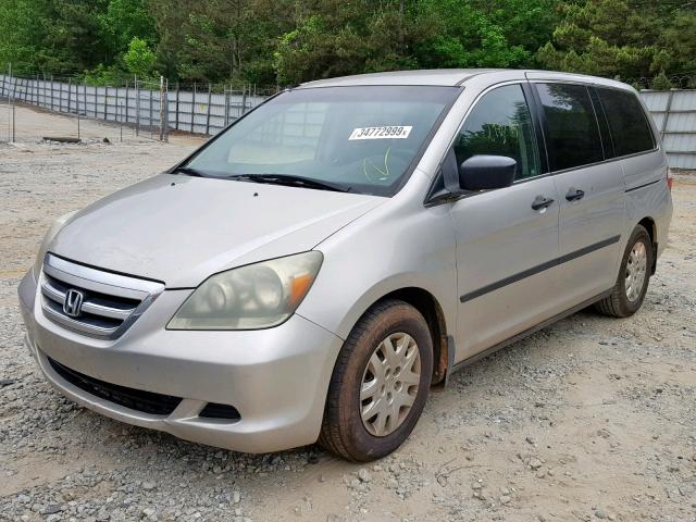 5FNRL38215B021695 - 2005 HONDA ODYSSEY LX GOLD photo 2