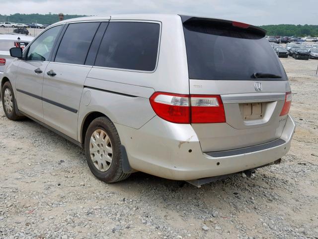 5FNRL38215B021695 - 2005 HONDA ODYSSEY LX GOLD photo 3