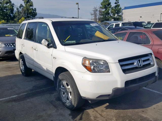 5FNYF28248B002009 - 2008 HONDA PILOT VP WHITE photo 1