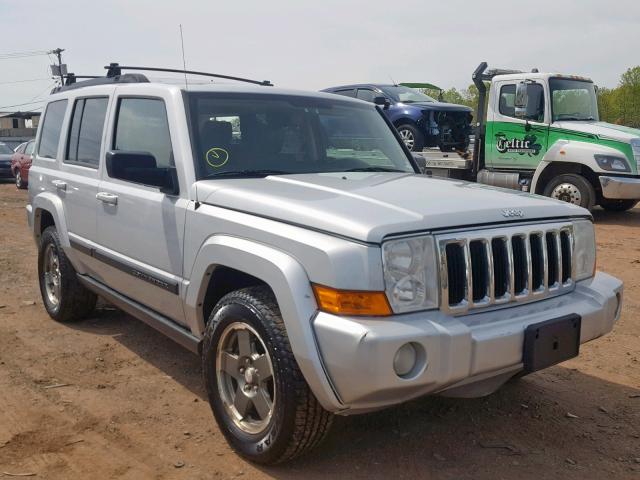 1J8HG48K77C617876 - 2007 JEEP COMMANDER SILVER photo 1