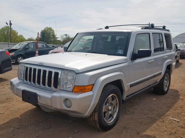 1J8HG48K77C617876 - 2007 JEEP COMMANDER SILVER photo 2