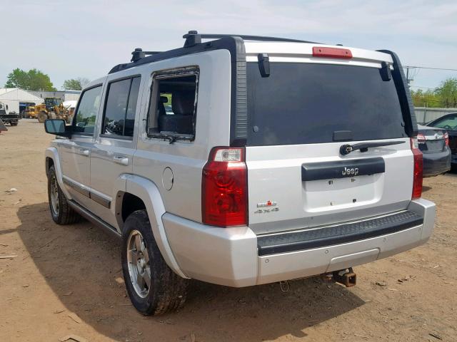 1J8HG48K77C617876 - 2007 JEEP COMMANDER SILVER photo 3