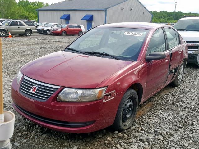 1G8AJ55F37Z143651 - 2007 SATURN ION LEVEL RED photo 2