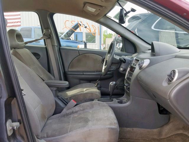 1G8AJ55F37Z143651 - 2007 SATURN ION LEVEL RED photo 5