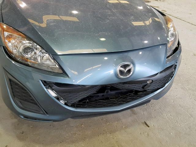 JM1BL1VF4B1385868 - 2011 MAZDA 3 I BLUE photo 9