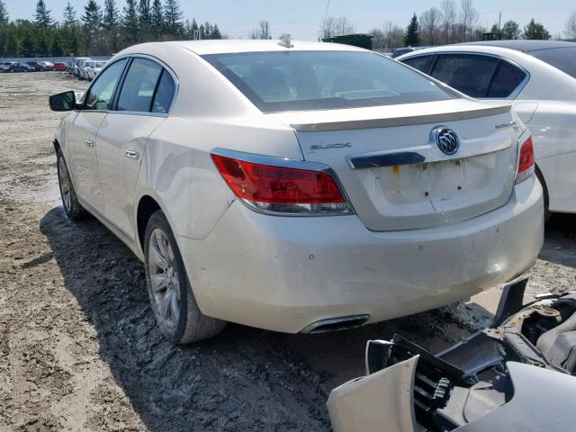 1G4G65E31CF130931 - 2012 BUICK LACROSSE WHITE photo 3