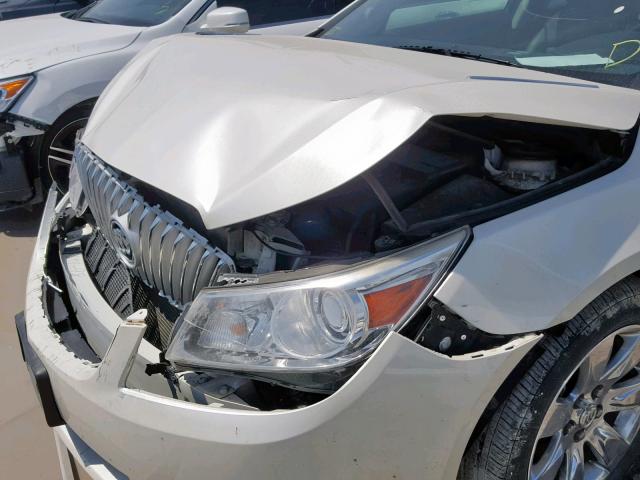 1G4G65E31CF130931 - 2012 BUICK LACROSSE WHITE photo 9