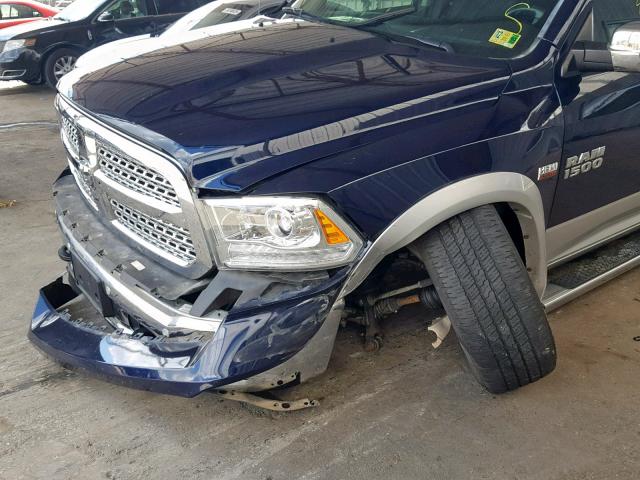 1C6RR7NT3GS251836 - 2016 RAM 1500 LARAM BLUE photo 9