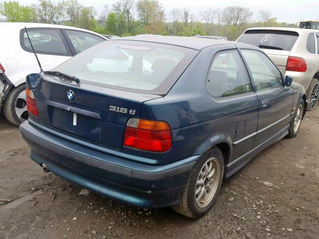 WBACG8328TAU35302 - 1996 BMW 318 TI AUT GREEN photo 4