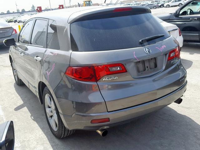 5J8TB18248A012257 - 2008 ACURA RDX WHITE photo 3