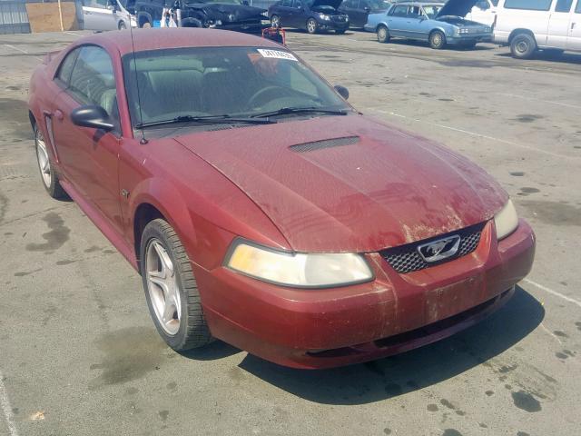 1FAFP42X5YF301952 - 2000 FORD MUSTANG GT RED photo 1