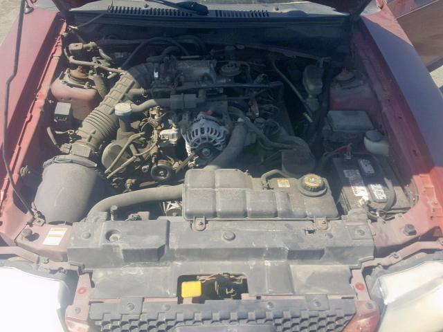 1FAFP42X5YF301952 - 2000 FORD MUSTANG GT RED photo 7