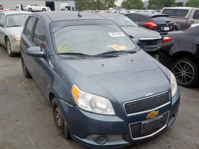 KL1TD6DE0AB128682 - 2010 CHEVROLET AVEO LS TEAL photo 1