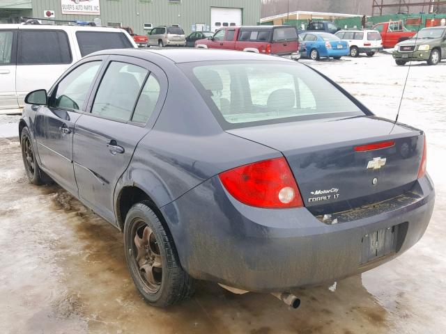 1G1AL58F487302047 - 2008 CHEVROLET COBALT LT BLUE photo 3