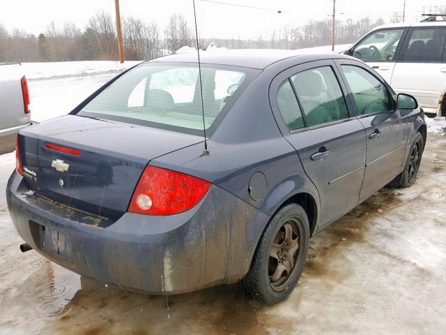 1G1AL58F487302047 - 2008 CHEVROLET COBALT LT BLUE photo 4