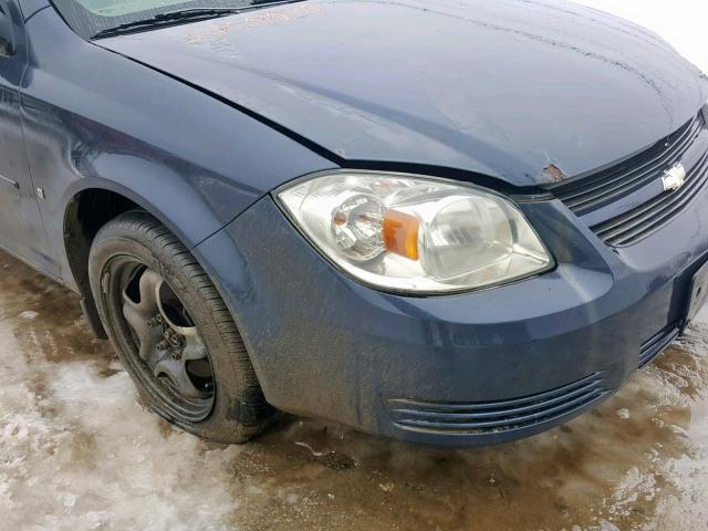 1G1AL58F487302047 - 2008 CHEVROLET COBALT LT BLUE photo 9