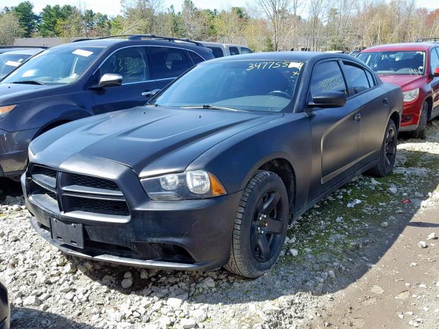 2B3CL1CT6BH578331 - 2011 DODGE CHARGER PO BLACK photo 2