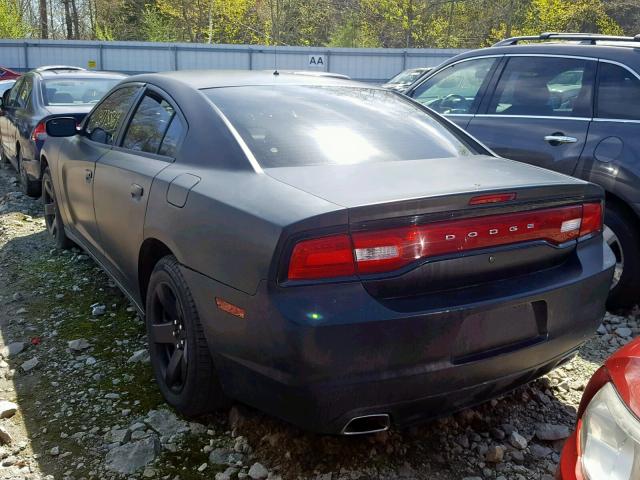 2B3CL1CT6BH578331 - 2011 DODGE CHARGER PO BLACK photo 3