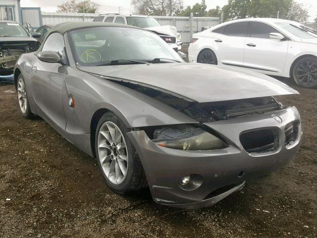 4USBT33574LS50312 - 2004 BMW Z4 2.5 GRAY photo 1