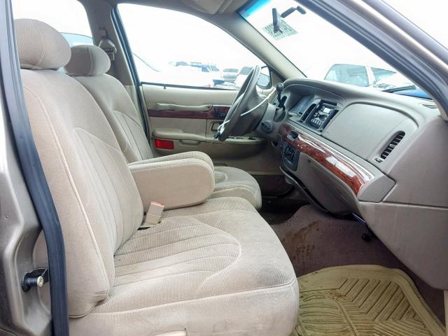 2MEFM74W41X621068 - 2001 MERCURY GRAND MARQ BEIGE photo 5