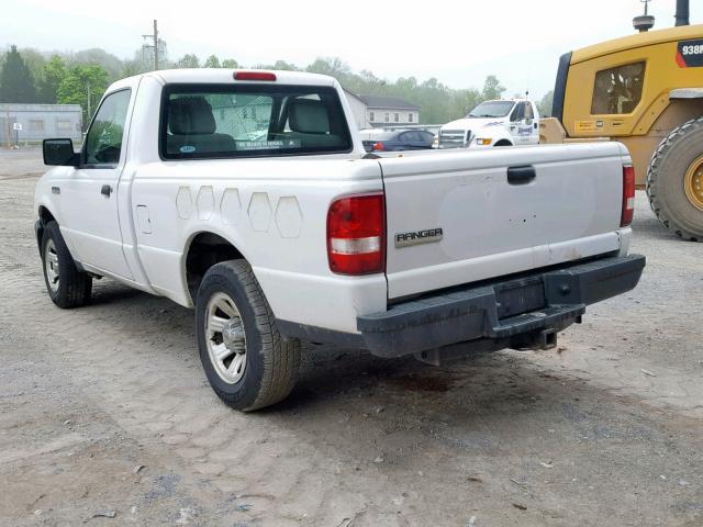 1FTKR1AD0APA41467 - 2010 FORD RANGER WHITE photo 3