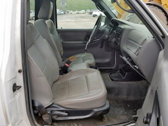 1FTKR1AD0APA41467 - 2010 FORD RANGER WHITE photo 5