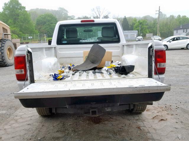 1FTKR1AD0APA41467 - 2010 FORD RANGER WHITE photo 6